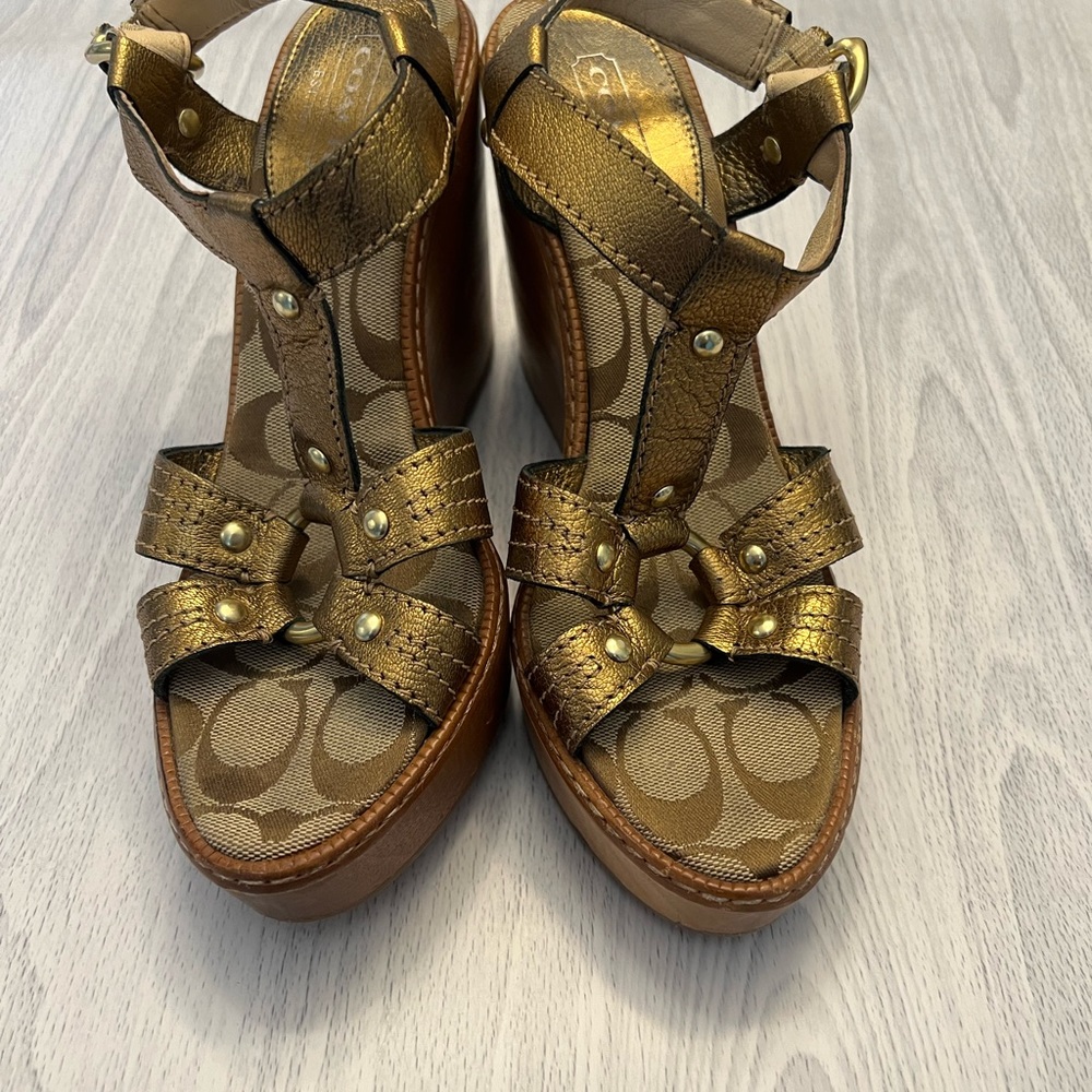 Coach Wedges - Picture 2 of 3